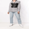 Women Genuine Leather Biker Corset Black Belted Slim Fit - Luxurena Leather
