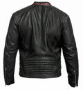 MASS EFFECT 3 - MOTORCYCLE REAL LEATHER BIKER JACKET - Luxurena Leather