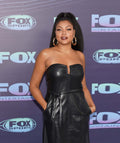 Genuine Leather Celebrity Taraji P. Henson Black Dress - Luxurena Leather