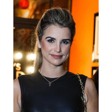 Genuine Leather Celebrity Vogue Williams Black Dress
