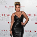 Genuine Leather Celebrity Adrienne Bailon Black Dress - Luxurena Leather