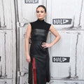 Genuine Leather Celebrity Sophie Skelton Black Dress - Luxurena Leather