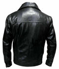Mens Elvis Presley Rock N Roll Black Leather Jacket - Luxurena Leather