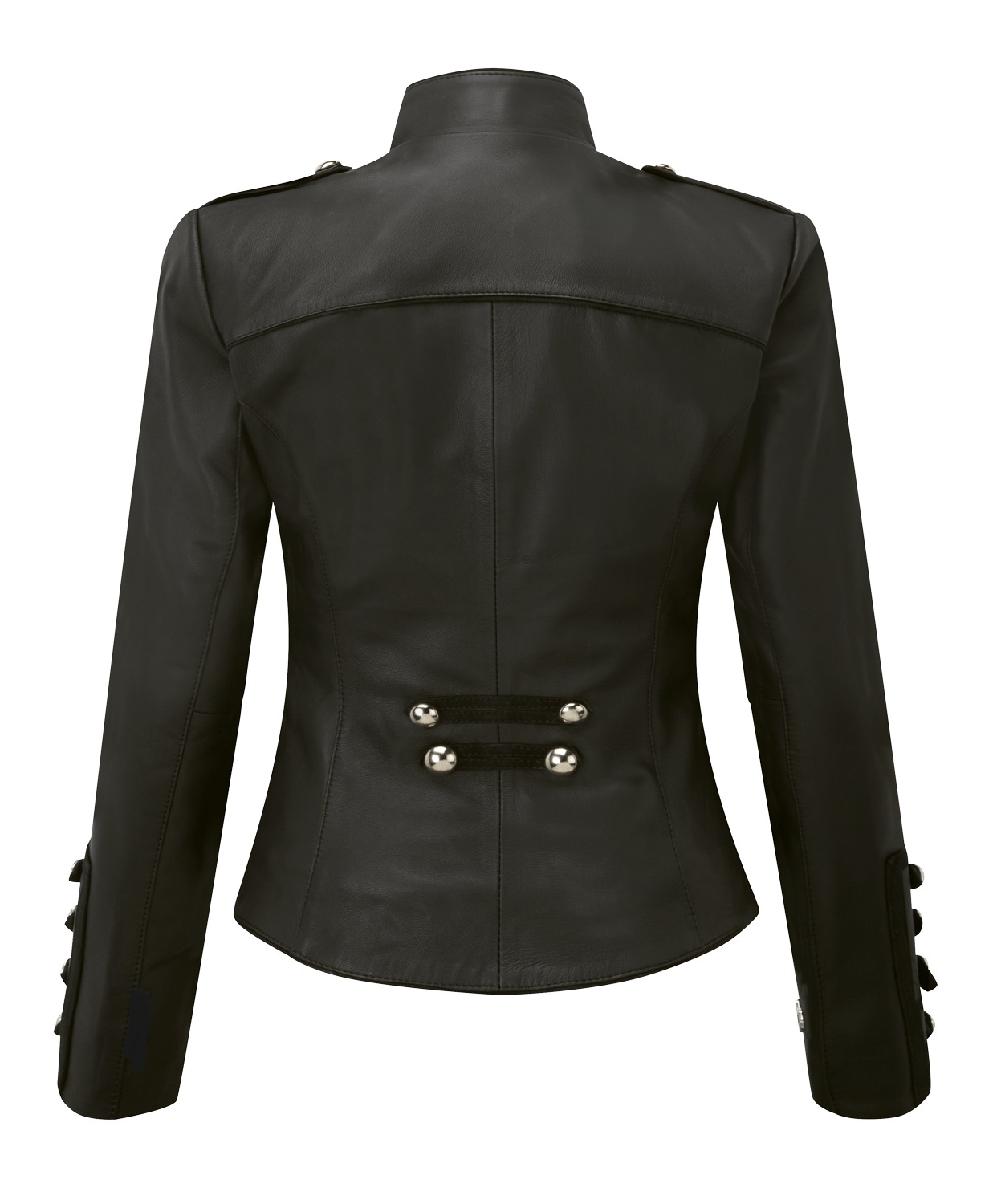Ladies black military style jacket deals