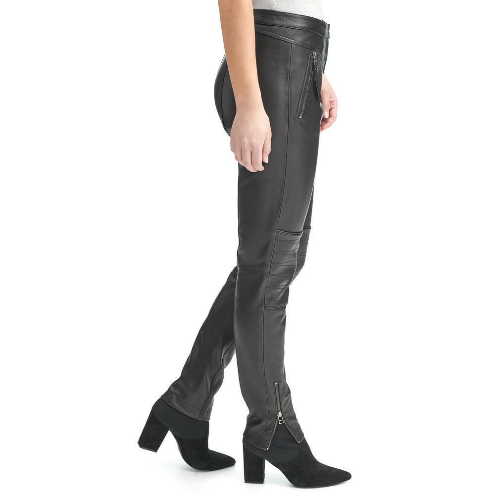 Leather Pants Size Women Women's Pant Leggings High Leg Skinny Trousers Black